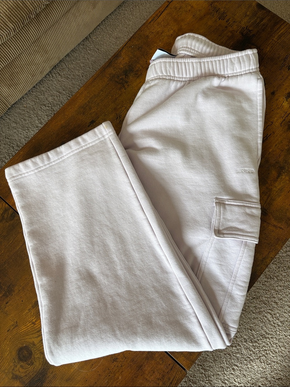 Aritzia sweat fleece lavender size M